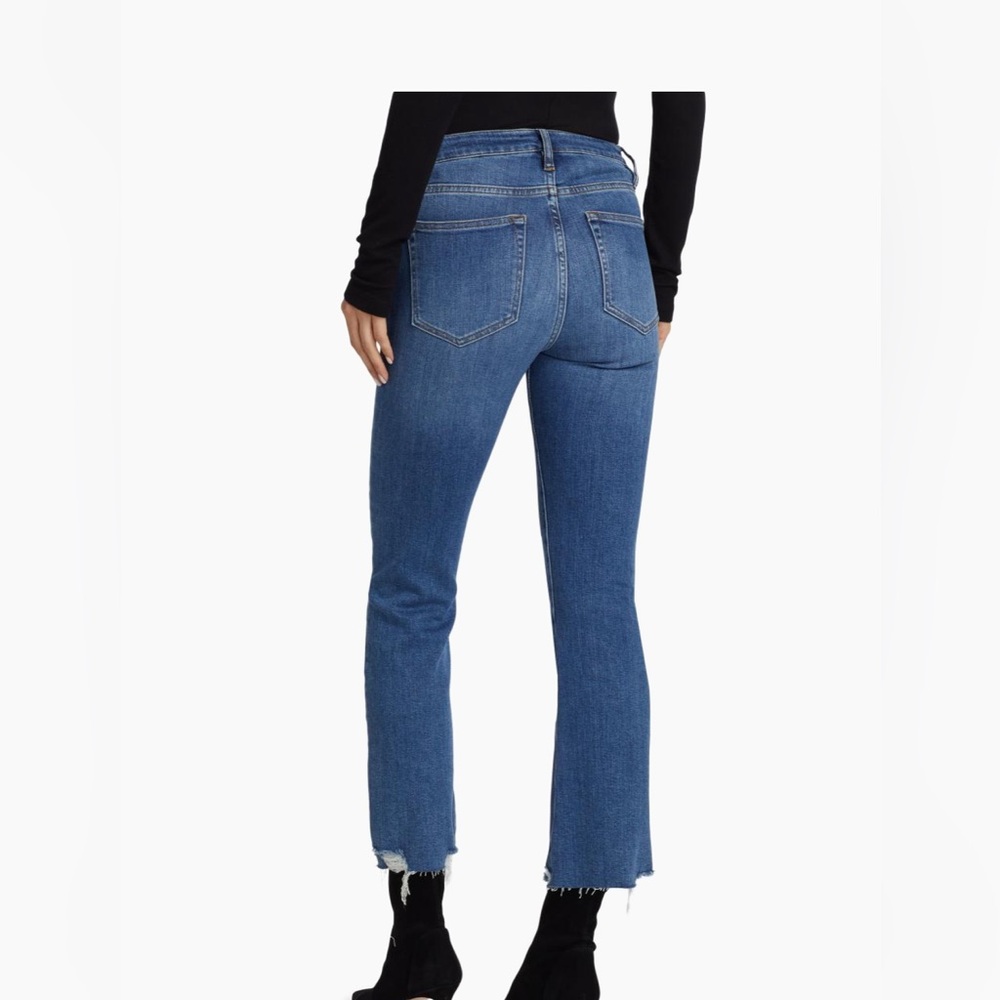 FRAME Le Crop Mini Boot-Leg Jeans, Size 30/US‎ 12 - Picture 5 of 10